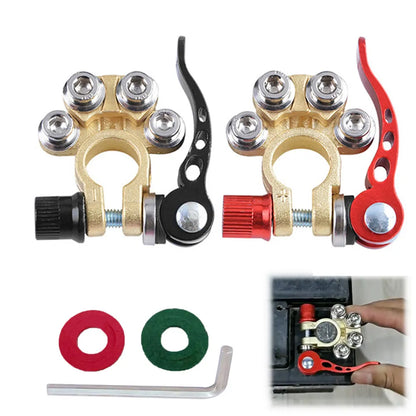 Car Battery Terminal Ends With Quick Release Terminal