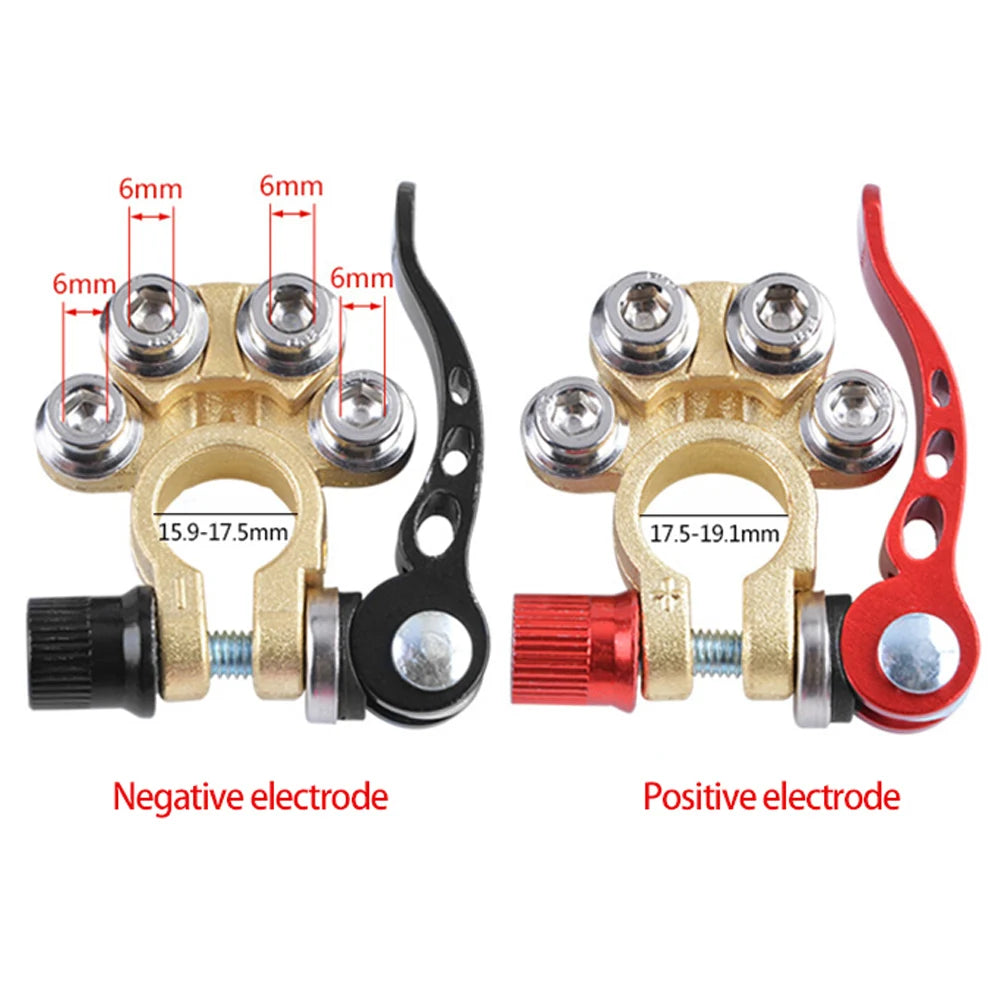 Car Battery Terminal Ends With Quick Release Terminal