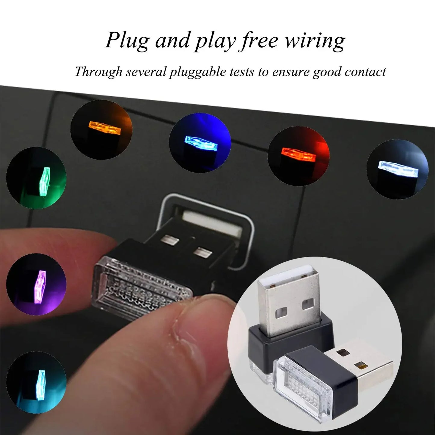 USB LED Light for Car