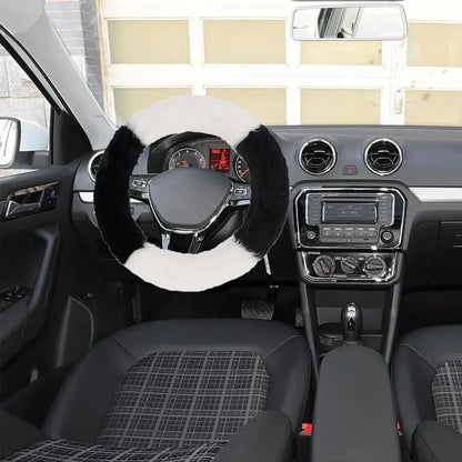 Luxury Plush Steering Wheel Cover